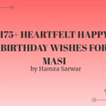 Birthday Wishes for Masi