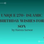 Islamic Birthday Wishes for Son