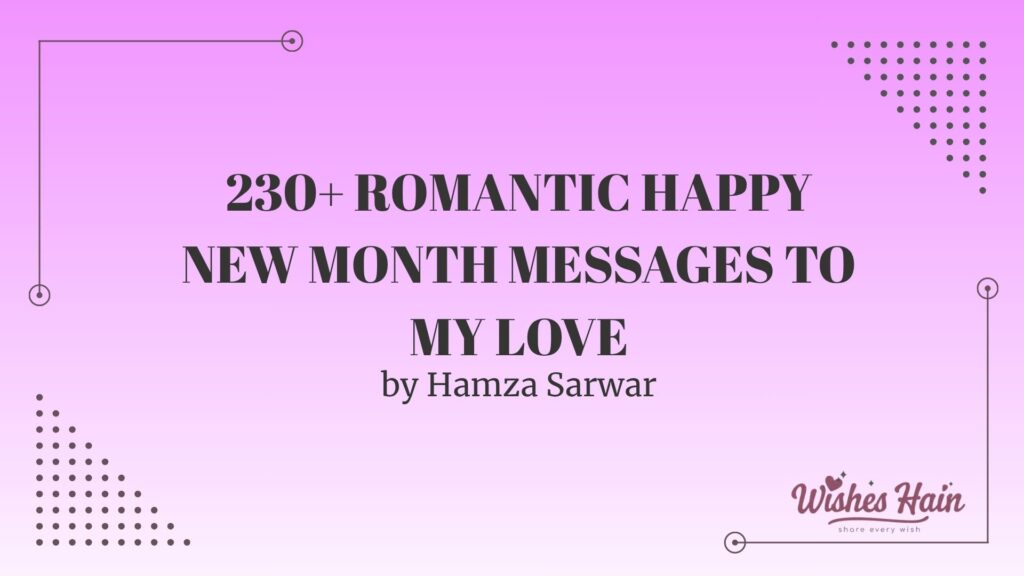 New Month Messages
