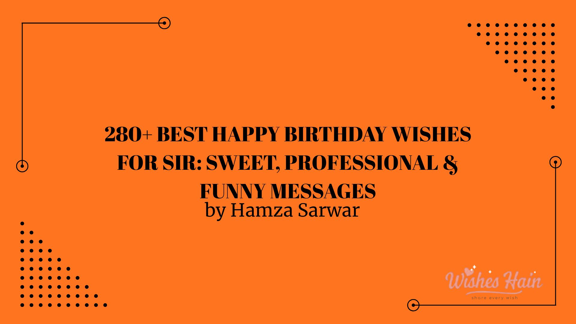 Birthday Wishes for Sir